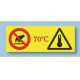 Temperature indicator to avoid risks in the workplace