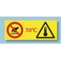 Temperature indicator to avoid risks in the workplace