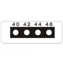 Mini-size irreversible temperature indicator 