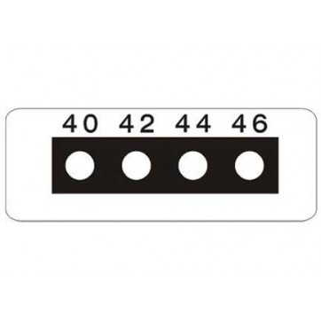 Mini-size irreversible temperature indicator 