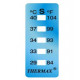 5-point irreversible temperature indicator 