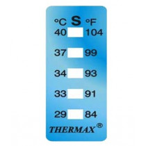 5-point irreversible temperature indicator 