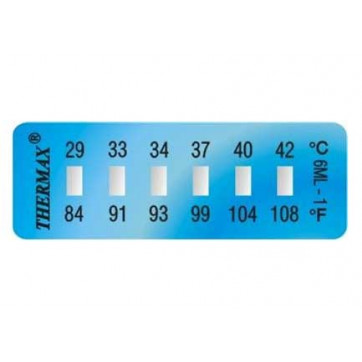 6-point irreversible-type temperature indicator 