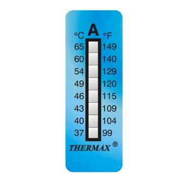 8-level adhesive thermometer