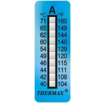 Indicador de temperatura adesivo de 10 níveis