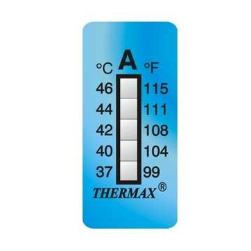 Indicador de temperatura de 5 pontos irreversível