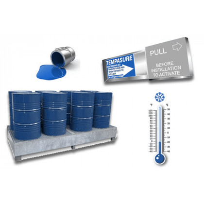 Control of water-based paint freezing